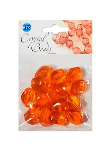 Набор бусин Кристальная игра Камешки оранжевые (CRP141) (упаковка)