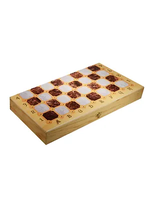 Набор настольных игр Мраморные (шахматы, шашки, нарды) (50х50) (sh-012) (123-051) 2523859