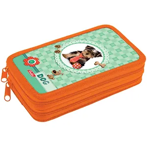 Пенал школьный 2отд. "Pets Dog" 19*11см, ламинат, Hatber