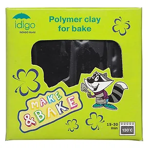 Полимерная масса для моделирования цвет черный (58г) (sm55807) 2281605