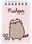 Блокнот А7 40л "Pusheen" евроспираль,выб.УФ-лак, ассорти — 2983742 — 1