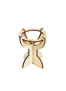 Подставка под яйцо (151680) (50х50х70мм) (игрушка из дерева) (упаковка)