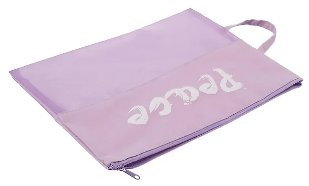 Папка для тетрадей А4  "Стиль" 33*25, молния, нейлон сетка, ассорти 2881252 — 3