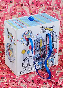 Коробка для подарков, Феникс презент, Нотр-Дам 16*16*8см