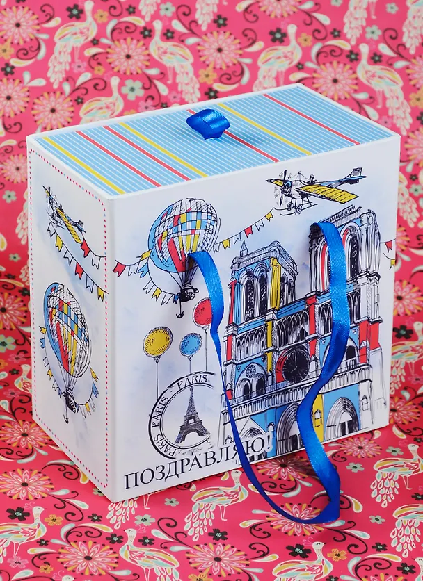 Коробка для подарков, Феникс презент, Нотр-Дам 16*16*8см 2575786 — 1