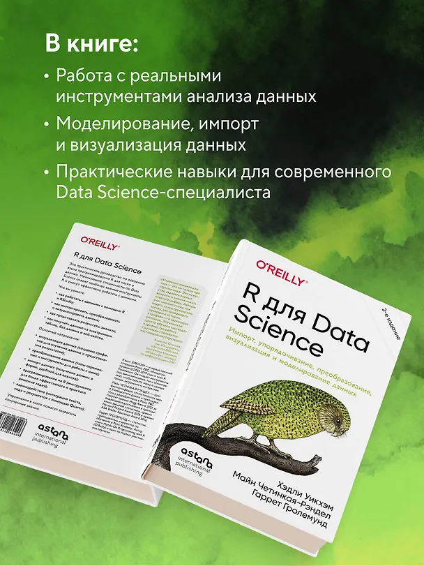 Книга R для Data Science. Импорт, упорядочивание, преобразование, визуализация и моделирование данных, 2-е издание (Хэдли Уикхэм, Майн Четинкая-Рэндел, Гаррет Гролемунд) — 6