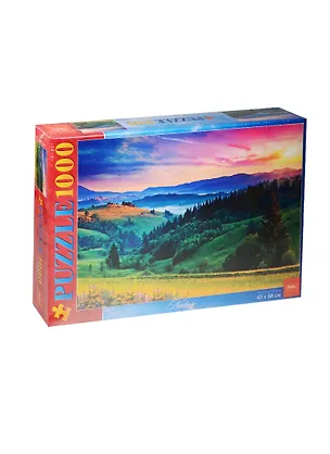Пазлы 1000 А2ф Роскошный пейзаж от 12 до 99 лет (1000ПЗ2_10365) (45х68см) (3+) (Hatber) (коробка) 2519475