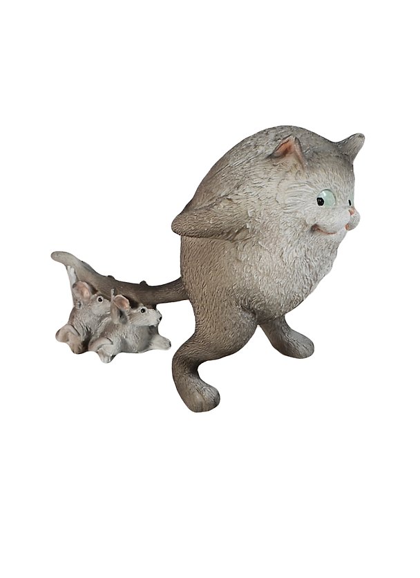 Фигурка Кошка с мышками (9см) (450-353) 2424330 — 1