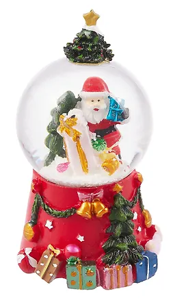 Снежный шар Дед Мороз с подарками (5,5х5х9) (12-3307026671-8888) 3109105