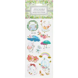 Наклейки Милый Слоник (AXC-005) (9*25)