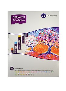 Пастель масляная 36цв "Academy" к/к, DERWENT