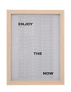 Фоторамка 15*20 "Enjoy the now" светлое дерево