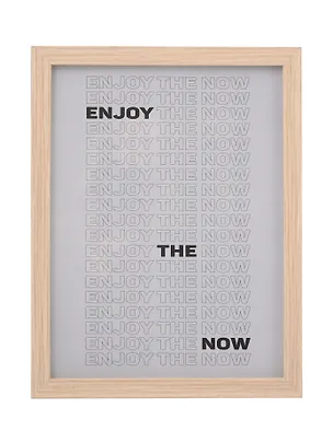 Фоторамка 15*20 "Enjoy the now" светлое дерево 3113255