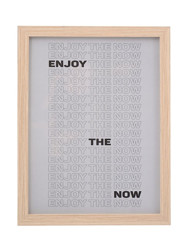 Фоторамка 15*20 "Enjoy the now" светлое дерево 3113255 — 1