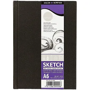 Скетчбук «Simply», 54 листа, А6