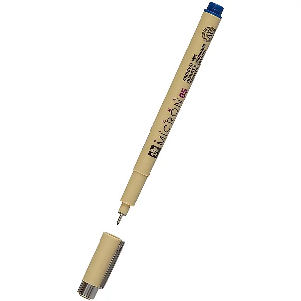 Капиллярная ручка «Pigma Micron», Sakura, 0.45 мм, «королевский синий» 249881 — 2