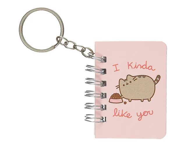 Блокнот А7 40л "Pusheen" евроспираль, эласт.держатель 3026665 — 2
