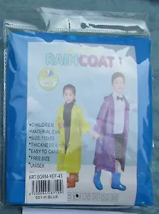 Дождевик детский EVA, цвет синий