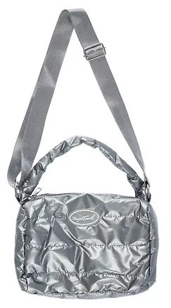 Сумочка стеганая Travel серая (ПВХ) (22х18) (12-11729-B012) 3045433