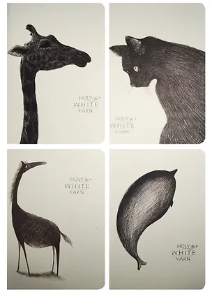 Тетрадь в линейку Asac, Black animal, 32 листа 241970