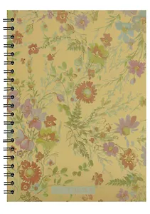 Тетрадь 100л кл. "Golden flower" карт.обл., спираль, Be Smart