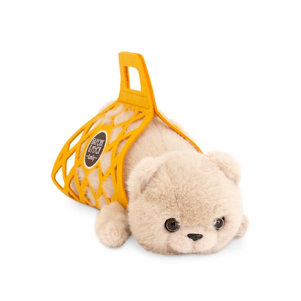 Мягкая игрушка Кот Барсик в сумке (35см) (бежевый) (2/24) (B1003/35) 3155672 — 1