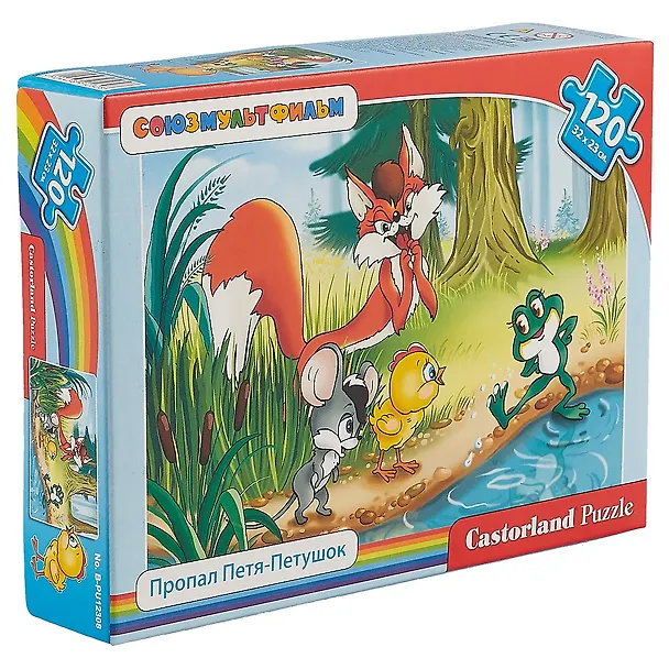 Пазл Castorland MIDI Пропал Петя-Петушок 120эл., 32*23см 2661615 — 2