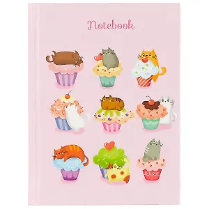 Записная книжка «Коты-капкейки», 48 листов, А6