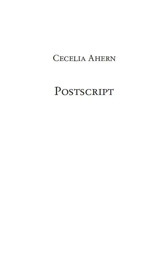Книга Postscript (Сесилия Ахерн) — 5