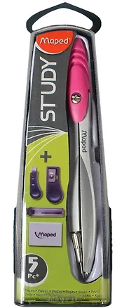 Готовальня "Study", 5 предм., Maped 226337