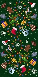 Конверт для денег Без текста (новогодний) уф-лак 1-10-0271