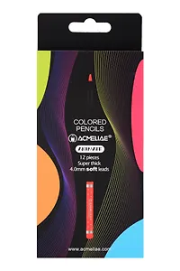 Карандаши цветные 12цв "Blackwood Artmate" карт.футляр, супермягкие, утолщ.грифель 4мм, ACMELIAE