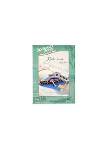 Конструктор 3D Здания Италия Rialto Bridge (W3115h) (11069303) (29 дет.) (16,5х11,2х6,6см) (3+