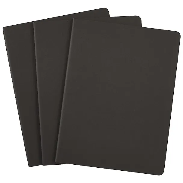 Набор книг для записей Moleskin Cahier Journal XLarge, 3 штуки, клетка, мягкая обложка, 60 листов, А5+ 242973 — 3