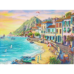 Холст с красками по номерам "Вечерняя набережная", 40 х 50 см Х-8310