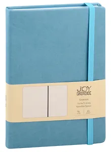 Книга для записей А5 96л тчк. "Joy Book. Грозовое небо" иск.кожа, тонир.блок, скругл.углы, ляссе, резинка, карман на задн.форзаце