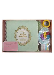 Набор для скрапбукинга Изгот. мини-альбома С Днем Рождения (SCE002) (Рукоделие) (коробка)