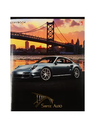 Тетрадь в клетку Unnika, "Городские гонщики (авто)", 96 листов, в ассортименте 240812