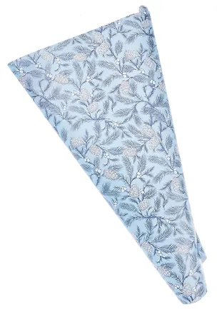 Бумага упаковочная 70*100см "Шишкинаголубом" НГ,инд.уп. 3118163