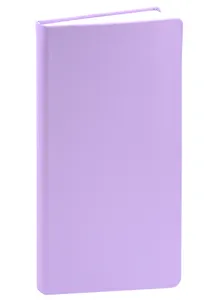 Книга для записей А5- 80л тчк. "Grace. Фиалковый" интегр.обл., иск.кожа, скругл.углы, ляссе