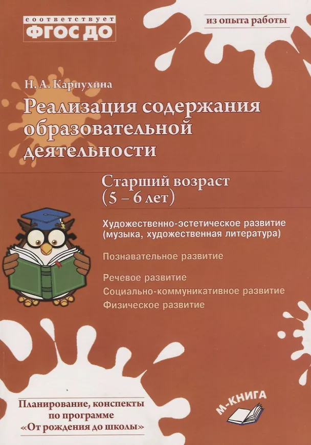 Книга Реализация содержания образовательной деятельности. Старший возраст (5–6 лет). Художественно-эстетическое развитие () — 1