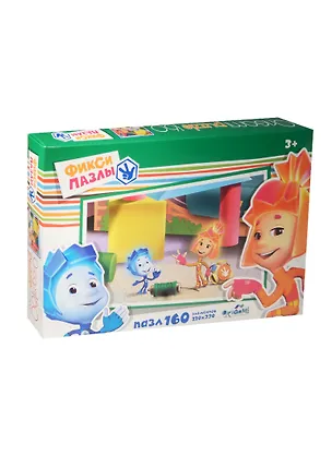 Пазлы Фиксики Запчасть (160 элементов) (11682) (3+) (коробка) 2499626