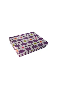 Коробка подарочная 26*18*6,5см, картон, фиолетовая, Хансибэг