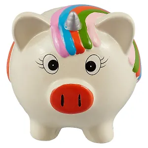 Копилка Свинка-единорог (керамика) (12х11) (12-06934-1808)