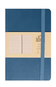 Книга для записей А6- 96л кл. "Joy Book. Таинственный океан" иск.кожа, тонир.блок, скругл.углы, ляссе, резинка, карман на задн.форзаце