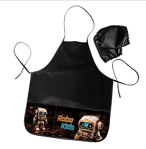 Фартук для труда "Робо" 53,5*44,5см, 2 кармана, нарукавники
