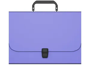 Портфель пластиковый "Matt Pastel" 372*252*42, фиолетовый, ErichKrause
