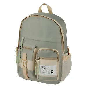 Рюкзак "Green matcha" 1 отделение, 40*28*15 см, 7 карманов, уплотненная спинка