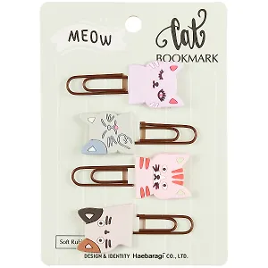 Набор Скрепки-закладки Коты (4 шт) (12-24296-25267)