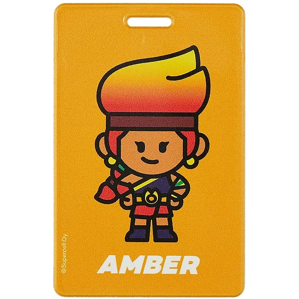 Обложка для проездного "Amber" 95*65, ПВХ, инд.уп., Brawl Stars 2913136 — 1
